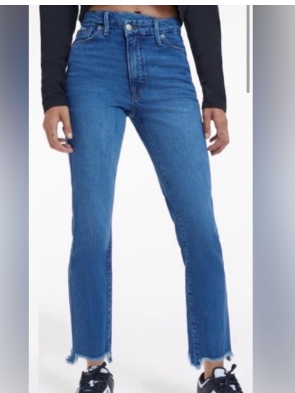 good American good curve straight crossover jeans